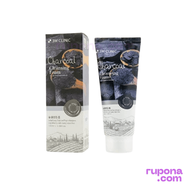 3W Clinic Charcoal Cleansing Foam 100ml price in BD.