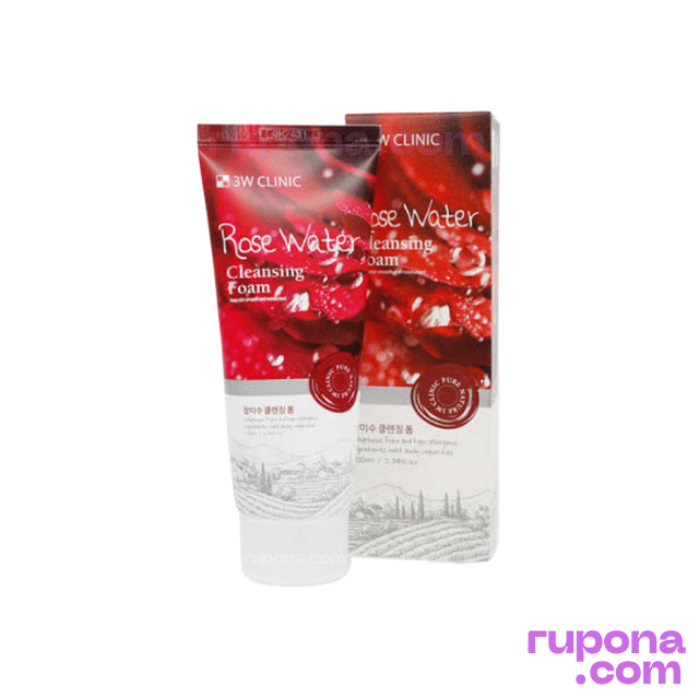 3W Clinic Rose Water Cleansing Foam 100ml price in BD.