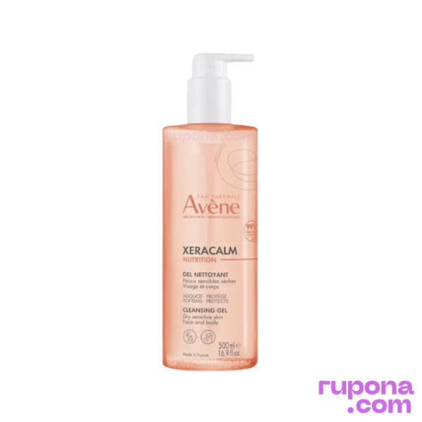 Avene XeraCalm Nutrition Cleansing Gel Dry Sensitive Skin Face & Body 500ml price in BD.