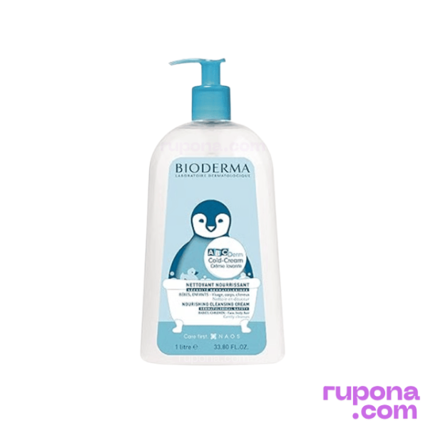 Bioderma ABCDerm Cold-Cream Nourishing Cleansing Cream for Baby 1L price in BD.