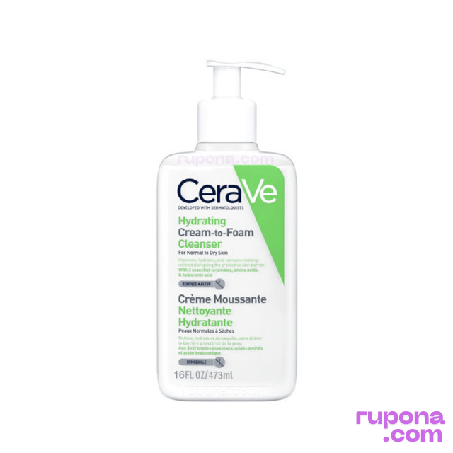 Cerave Hydrating Cream to Foam Cleanser for Normal to Dry Skin 473ml price in BD.