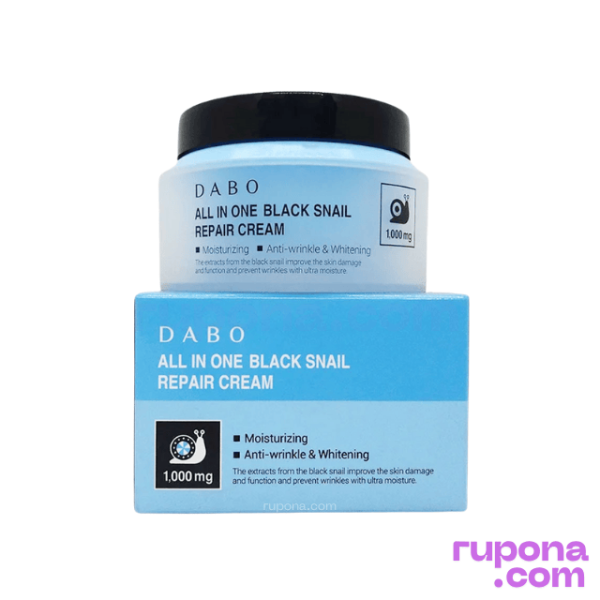Dabo All In One Black Snail Repair Cream 100g price in BD.