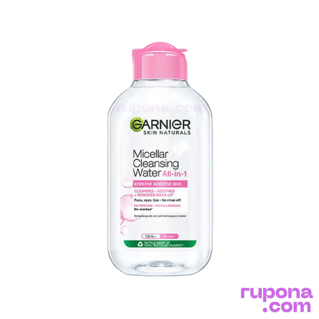 Garnier Skin Naturals Micellar Cleansing Water For Sensitive Skin 125ml price in BD.