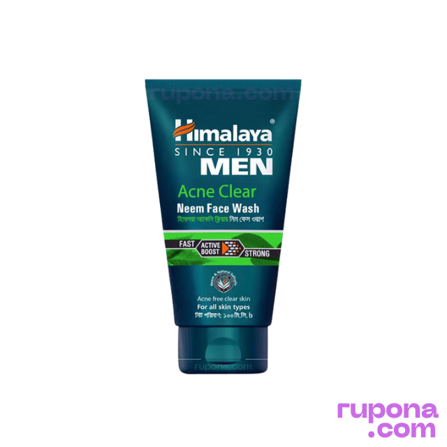 Himalaya Men Acne Clear Neem Face Wash 100ml price in Bd.