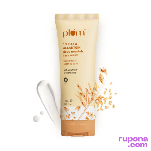 Plum 1% Oat & Allantoin Deep Nourish Face Wash 100ml price in BD.