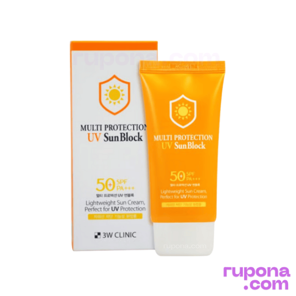 3W Clinic Multi Protection UV Sun Block SPF 50+ PA+++ 70ml price in BD.