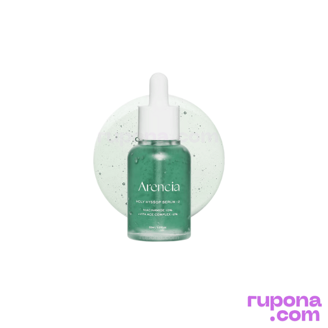 Arencia Holy Hyssop Serum 12 Brightening & Soothing face serum 30ml price in BD.