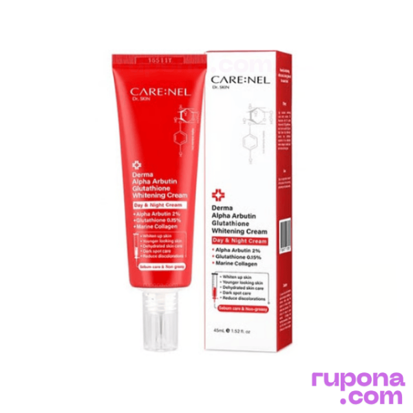 CARE:NEL Derma Alpha Arbutin Glutathione Whitening Day & Night Cream 45ml price in BD.