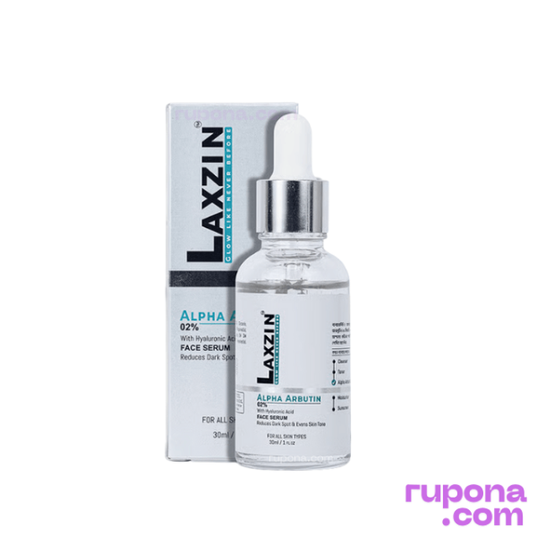 Laxzin Alpha Arbutin 02% With Hyaluronic Acid Serum 30ml price in BD.