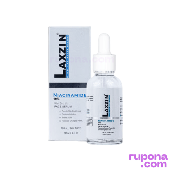 Laxzin Niacinamide 10% + Zinc 1% Face Serum 30ml price in BD.
