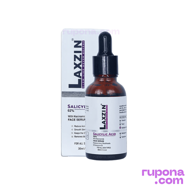Laxzin Salicylic Acid 02% + Niacinamide Face Serum 30ml price in BD.
