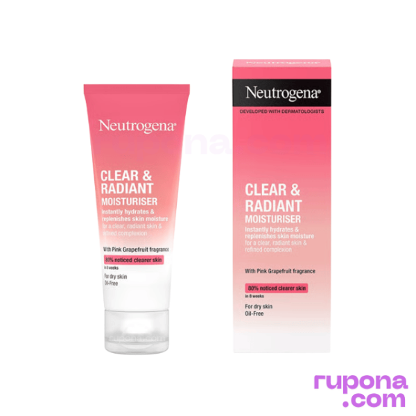 Neutrogena Clear & Radiant Moisturiser With Pink Grapefruit Fragrance 50ml price in BD.