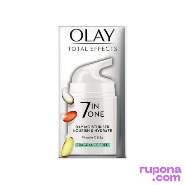 Olay Total Effects 7 in One Day Moisturiser Nourish & Hydrate Fragrance-Free 50ml price in BD.