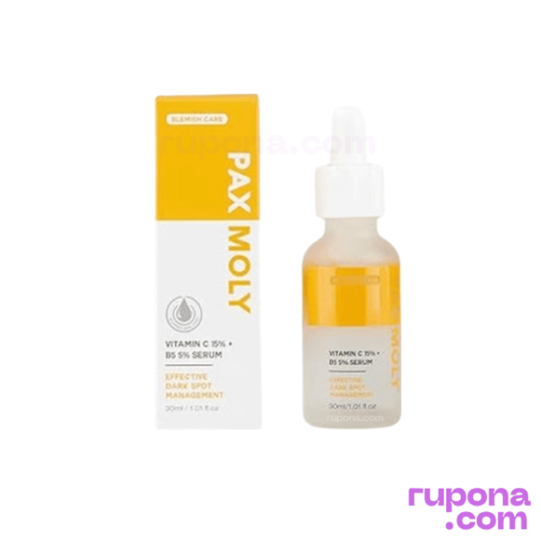 Pax Moly Blemish Care Vitamin C 15% + B5 5% Serum 30ml price in BD.