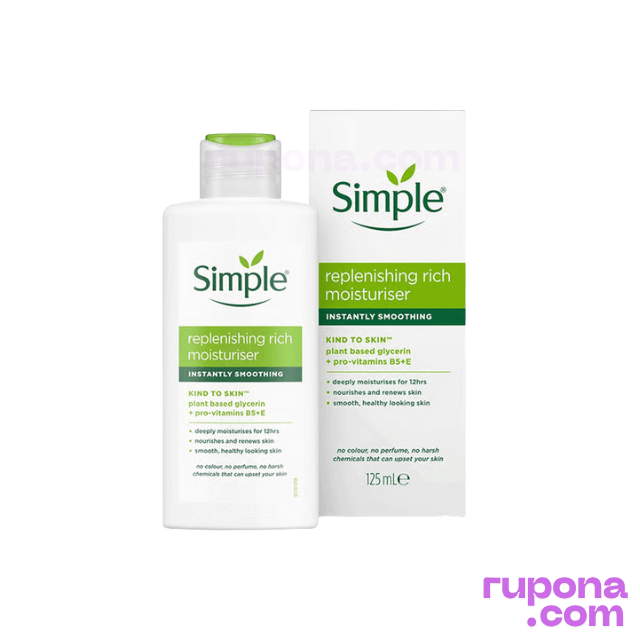 Simple Kind to Skin Replenishing Rich Moisturiser 125ml price in BD.